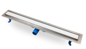 Odpływ liniowy PRIME LINE WHITE GLASS™ - białe szkło